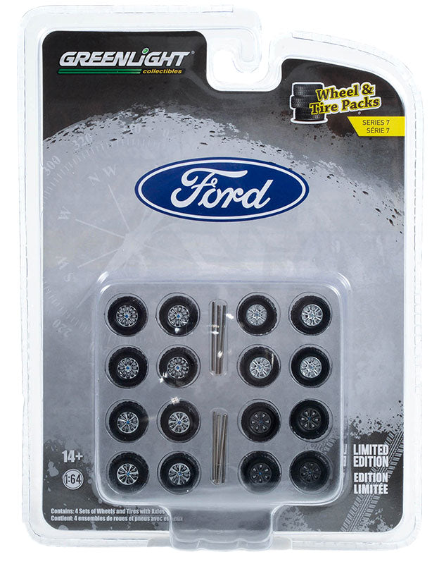 Greenlight Auto Body Shop - Wheel &Tire Packs Series 7 - Thirteenth Generation (2015-2020) Ford F-Series - 16170-C 1:64