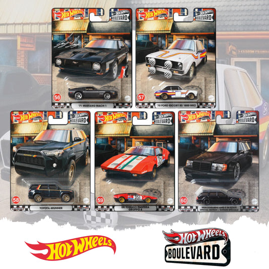 Hot Wheels Premium Boulevard Set of 5, GJT68-979M #56-#60