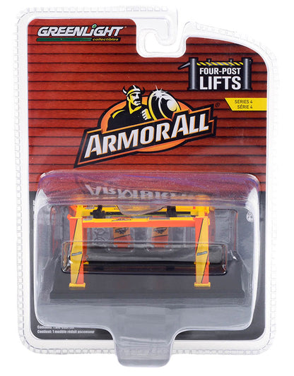 Greenlight Auto Body Shop - Four-Post Lifts Series 4 - Armor All - Four-Post Lift - 16150-A 1:64