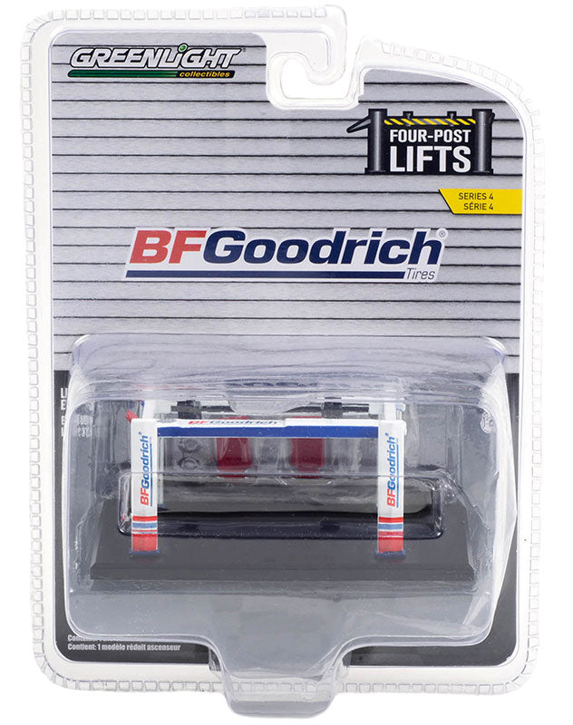 Greenlight Auto Body Shop - Four-Post Lifts Series 4 - BFGoodrich Tires - Four-Post Lift - 16150-B 1:64
