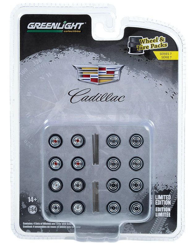 Greenlight Auto Body Shop - Wheel &Tire Packs Series 7 - Cadillac Tires - 16170-B 1:64