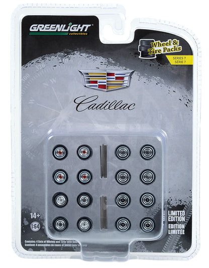 Greenlight Auto Body Shop - Wheel &Tire Packs Series 7 - Cadillac Tires - 16170-B 1:64