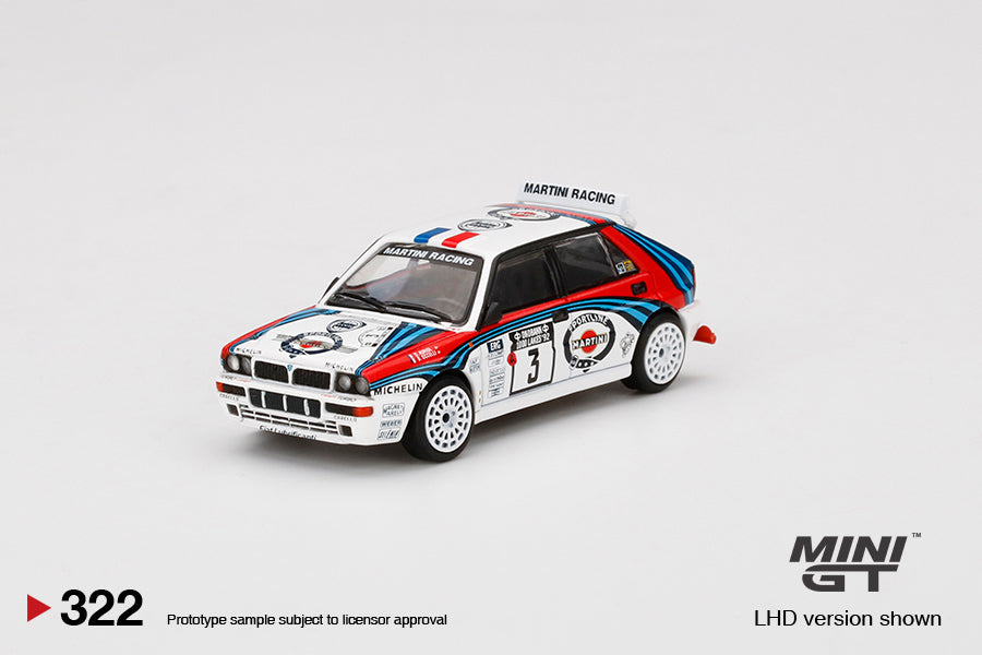 Mini GT Lancia Delta HF Integrale Evoluzione 1992 Rally 1000 Lakes Winner - MGT00322 1:64