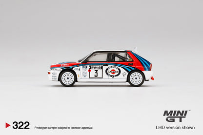 Mini GT Lancia Delta HF Integrale Evoluzione 1992 Rally 1000 Lakes Winner - MGT00322 1:64