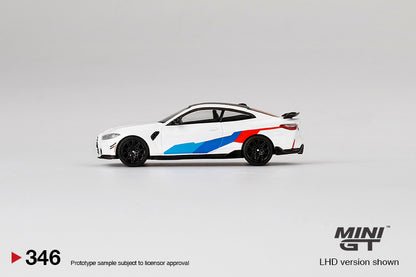 Mini GT BMW M4 M-Performance (G82) Alpine White - MGT00346 1:64