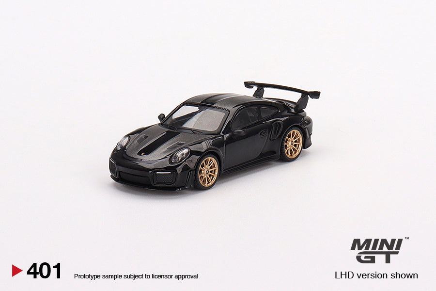 Mini GT Porsche 911(991) GT2 RS Weissach Package Black - MGT00401 1:64
