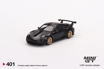 Mini GT Porsche 911(991) GT2 RS Weissach Package Black - MGT00401 1:64