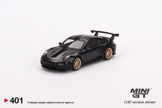 Mini GT Porsche 911(991) GT2 RS Weissach Package Black - MGT00401 1:64