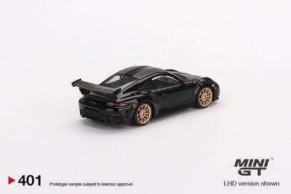Mini GT Porsche 911(991) GT2 RS Weissach Package Black - MGT00401 1:64