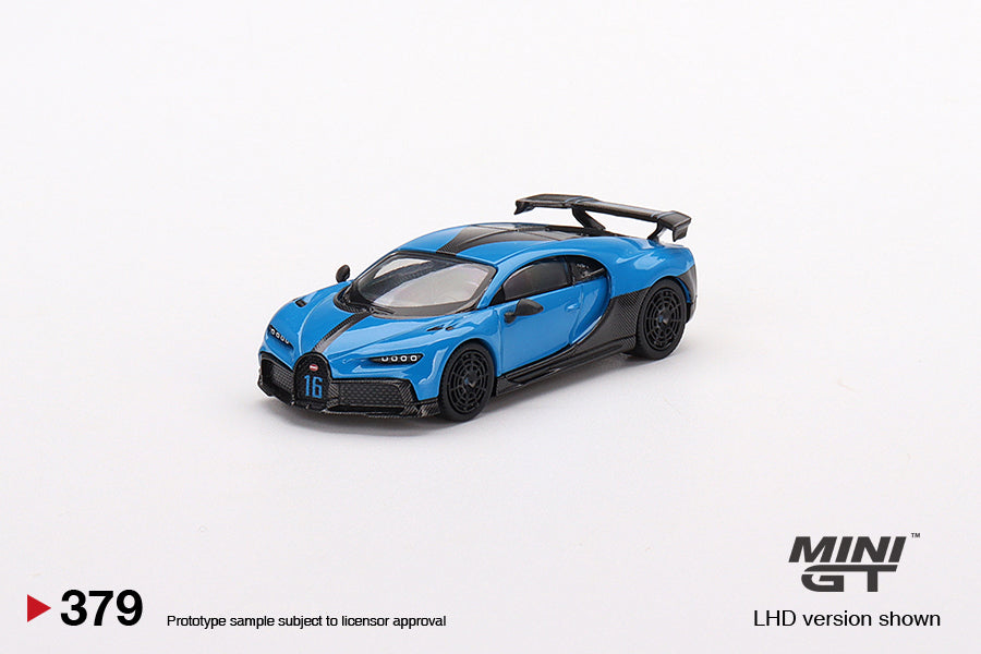 Mini GT Bugatti Chiron Pur Sport Blue - MGT00379 1:64