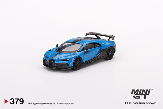 Mini GT Bugatti Chiron Pur Sport Blue - MGT00379 1:64