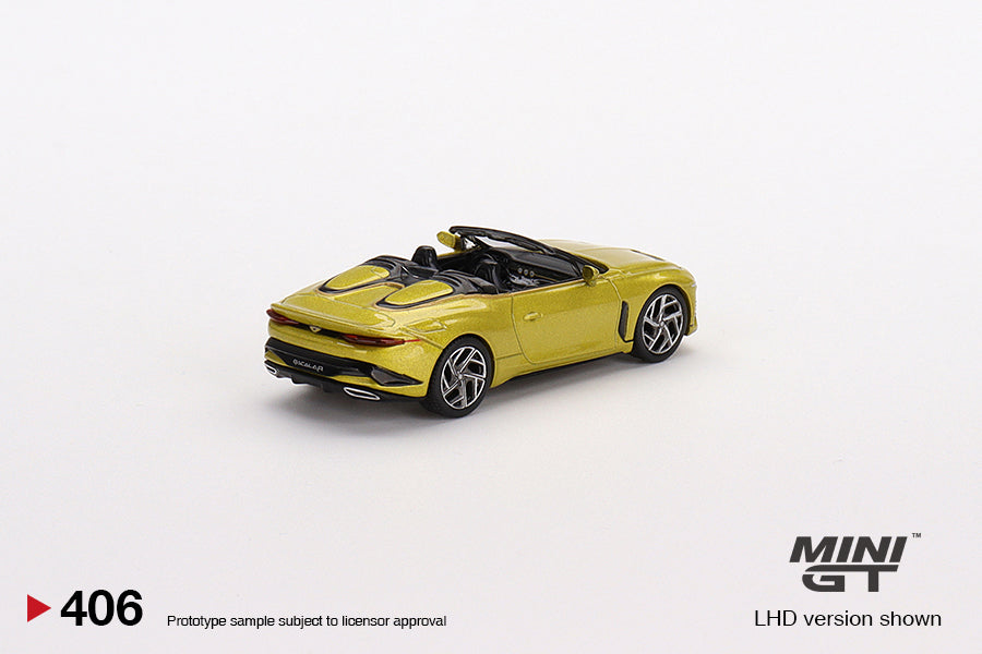 Mini GT Bentley Mulliner Bacalar Yellow Flame - MGT00406 1:64