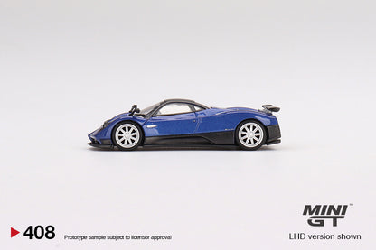 Mini GT Pagani Zonda F Blu Argentina - MGT00408 1:64