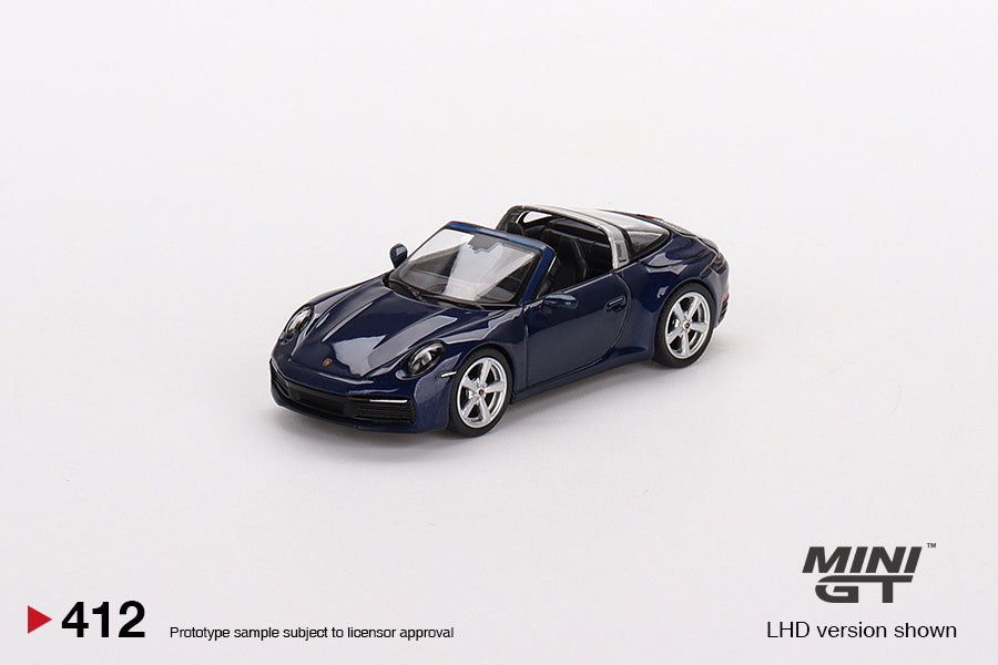 Mini GT Porsche 911 Targa 4S Gentian Blue Metallic - MGT00412 1:64