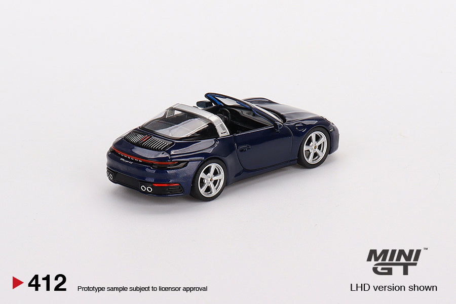 Mini GT Porsche 911 Targa 4S Gentian Blue Metallic - MGT00412 1:64