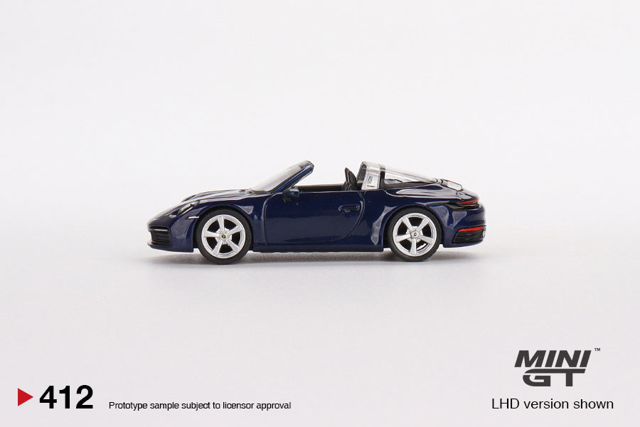 Mini GT Porsche 911 Targa 4S Gentian Blue Metallic - MGT00412 1:64