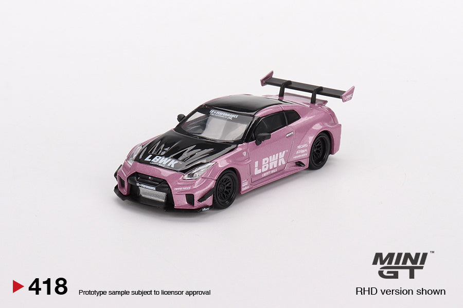 Mini GT LB-Silhouette WORKS GT NISSAN 35GT-RR Ver.2 Passion Pink 1:64