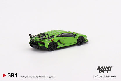 Mini GT Lamborghini Aventador SVJ Verde Mantis - MGT00391 1:64