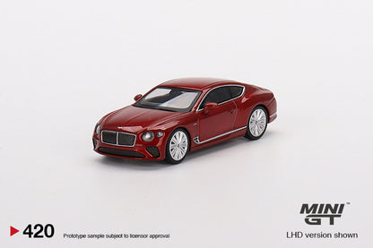 Mini GT Bentley Continental GT Speed 2022 Candy Red - MGT00420 1:64
