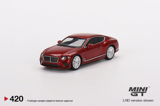 Mini GT Bentley Continental GT Speed 2022 Candy Red - MGT00420 1:64