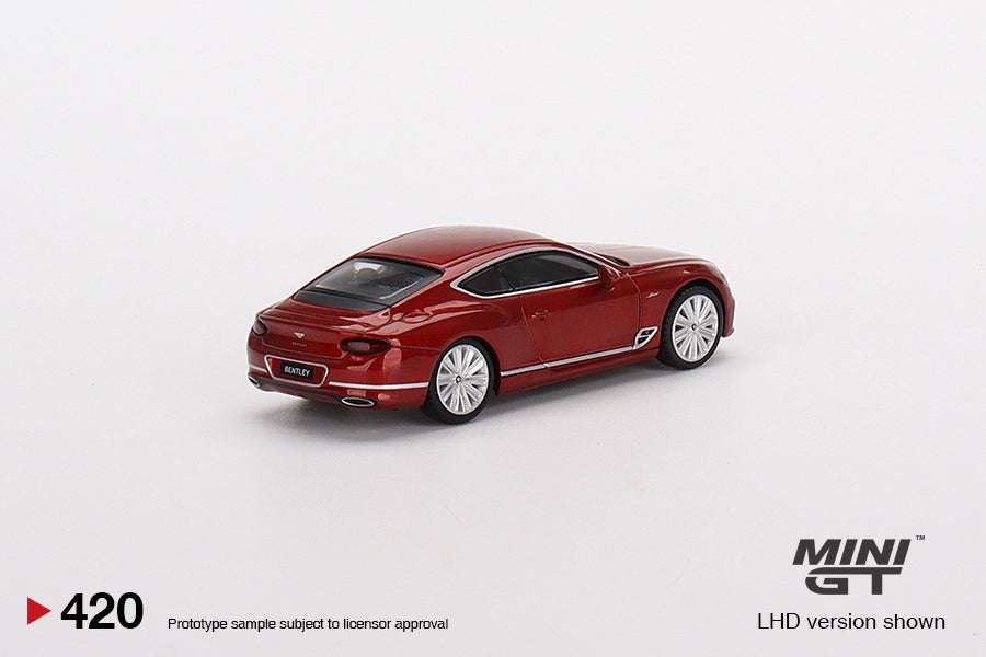Mini GT Bentley Continental GT Speed 2022 Candy Red - MGT00420 1:64