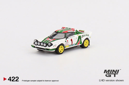 Mini GT Lancia Stratos HF 1977 Rally MonteCarlo Winner - MGT00422 1:64