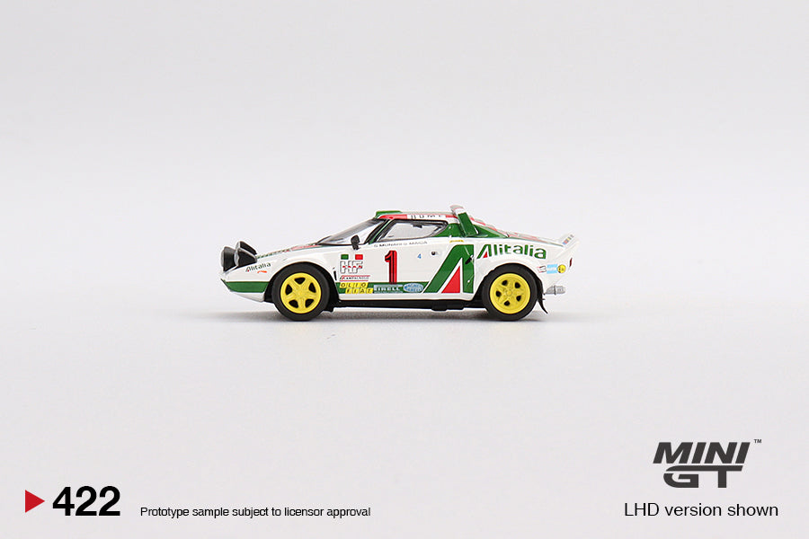 Mini GT Lancia Stratos HF 1977 Rally MonteCarlo Winner - MGT00422 1:64