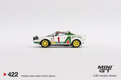 Mini GT Lancia Stratos HF 1977 Rally MonteCarlo Winner - MGT00422 1:64