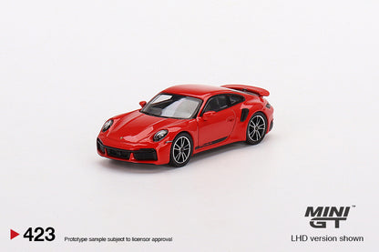 Mini GT Porsche 911 Turbo S Guards Red - MGT00423 1:64