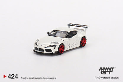 Mini GT Pandem Toyota GR Supra V1.0 Pearl White - MGT00424 1:64