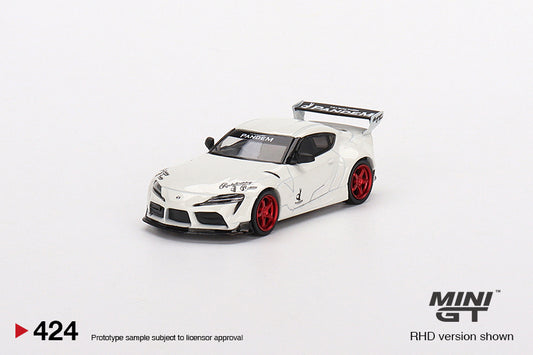 Mini GT Pandem Toyota GR Supra V1.0 Pearl White - MGT00424 1:64