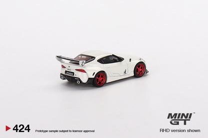 Mini GT Pandem Toyota GR Supra V1.0 Pearl White - MGT00424 1:64