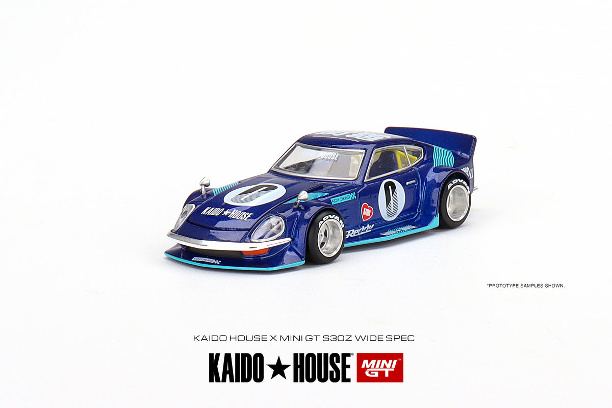 Mini GT Datsun KAIDO Fairlady Z Blue - KHMG024 1:64