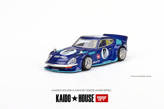 Mini GT Datsun KAIDO Fairlady Z Blue - KHMG024 1:64