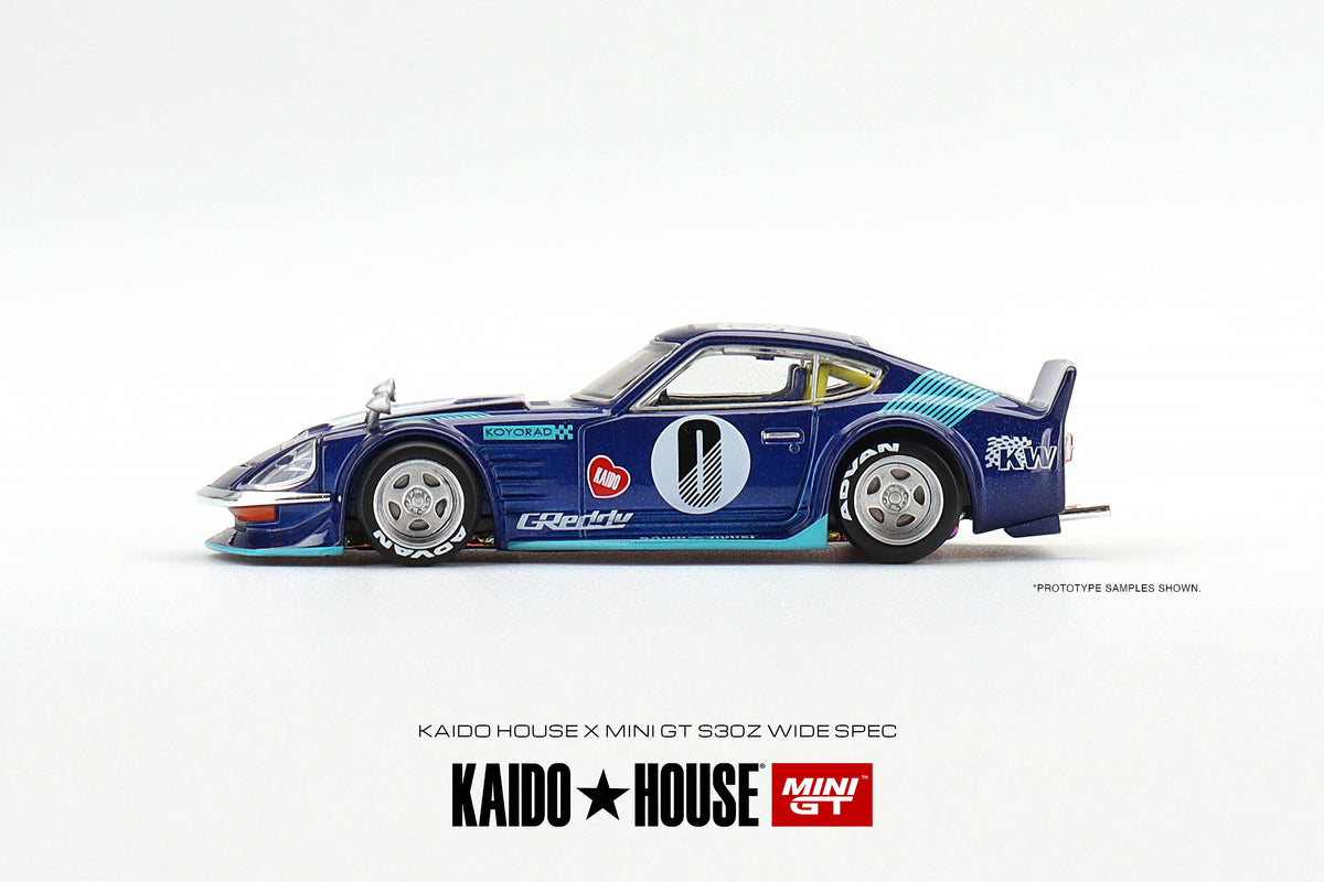 Mini GT Datsun KAIDO Fairlady Z Blue - KHMG024 1:64