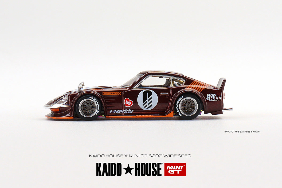 Mini GT Datsun KAIDO Fairlady Z Dark Red - KHMG023 1:64