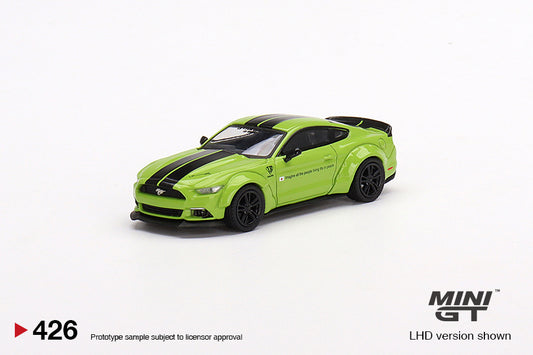 Mini GT LB-WORKS Ford Mustang Grabber Lime - MGT00426 1:64