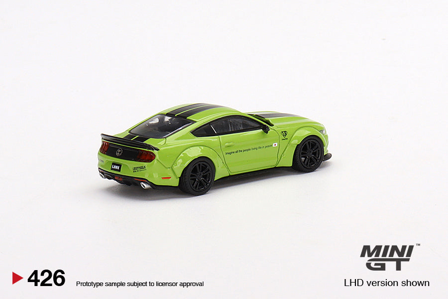 Mini GT LB-WORKS Ford Mustang Grabber Lime - MGT00426 1:64