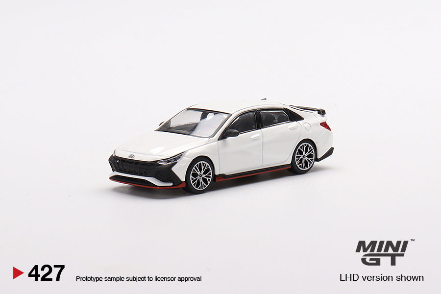 Mini GT Hyundai Elantra N Ceramic White - MGT00427 1:64
