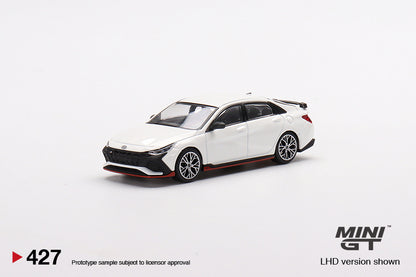 Mini GT Hyundai Elantra N Ceramic White - MGT00427 1:64