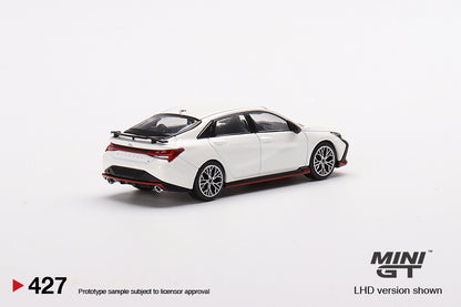 Mini GT Hyundai Elantra N Ceramic White - MGT00427 1:64