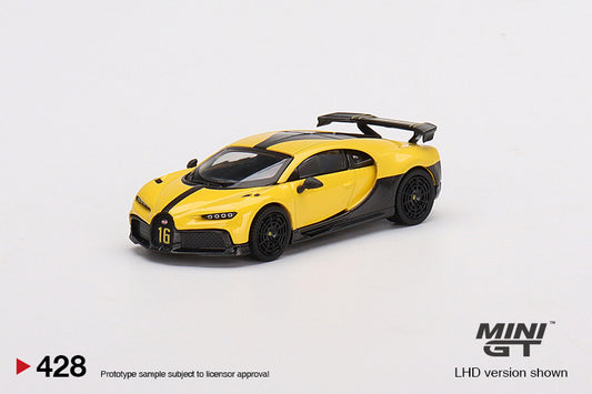 Mini GT Bugatti Chiron Pur Sport Yellow - MGT00428 1:64