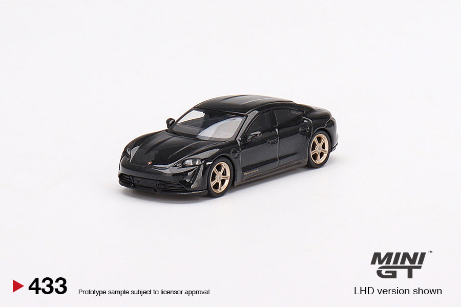 Mini GT Porsche Taycan Turbo S Volcano Grey Metallic - MGT00433 1:64