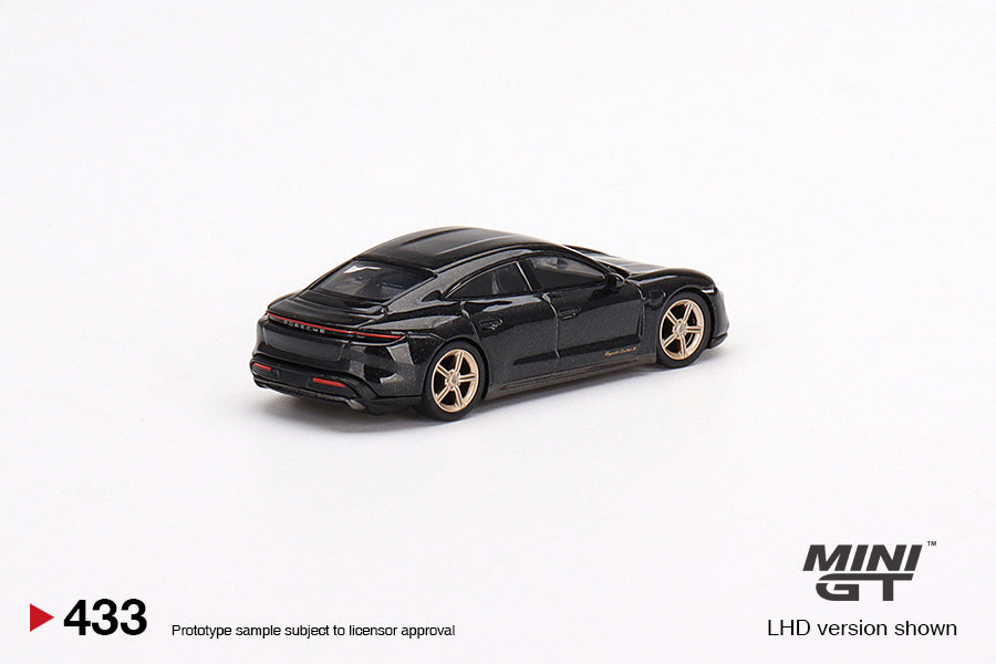 Mini GT Porsche Taycan Turbo S Volcano Grey Metallic - MGT00433 1:64