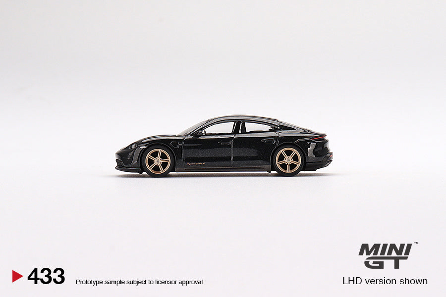 Mini GT Porsche Taycan Turbo S Volcano Grey Metallic - MGT00433 1:64