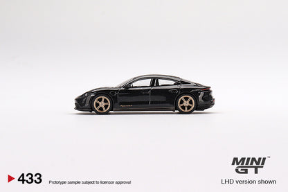 Mini GT Porsche Taycan Turbo S Volcano Grey Metallic - MGT00433 1:64