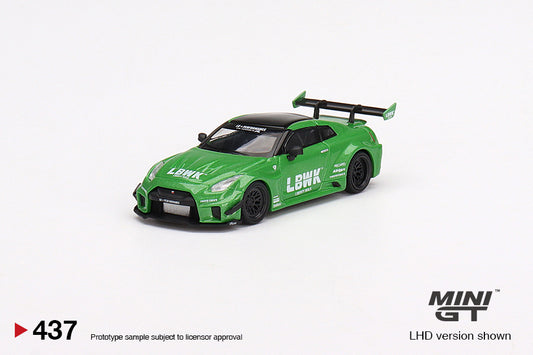 Mini GT LB-Silhouette WORKS GT NISSAN 35GT-RR Ver.2 Apple Green 1:64