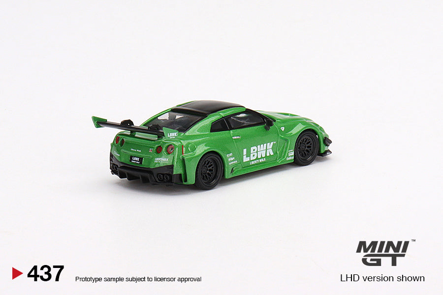 Mini GT LB-Silhouette WORKS GT NISSAN 35GT-RR Ver.2 Apple Green 1:64