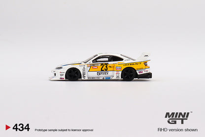 Mini GT LB-Super Silhouette Nissan S15 SILVIA 2021 Formula Drift Japan - MGT00434 1:64