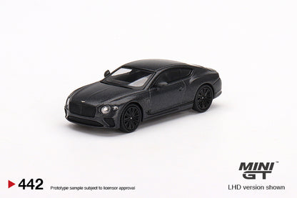 Mini GT Bentley Continental GT Speed Anthracite Satin - MGT00442 1:64